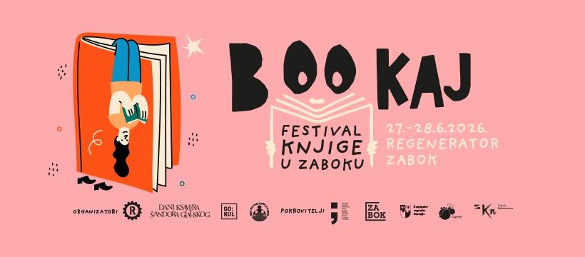 Bookaj književni festival - tri dana knjiga, stripa, filma i glazbe u Zaboku